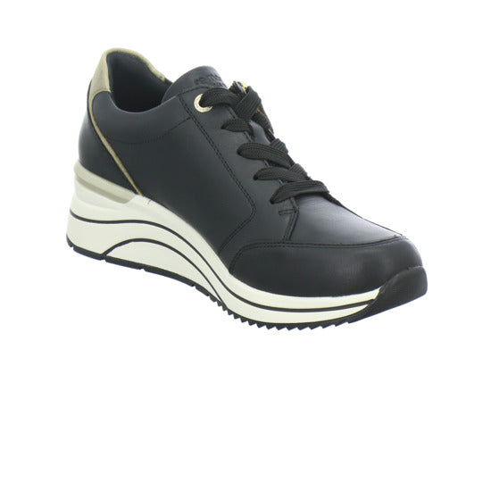 Remonte Schnürhalbschuhe Schwarz - 360° Ansicht