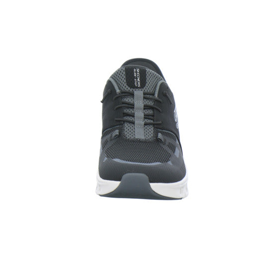 Skechers Glide Step Schnürhalbschuhe Schwarz - 360° Ansicht