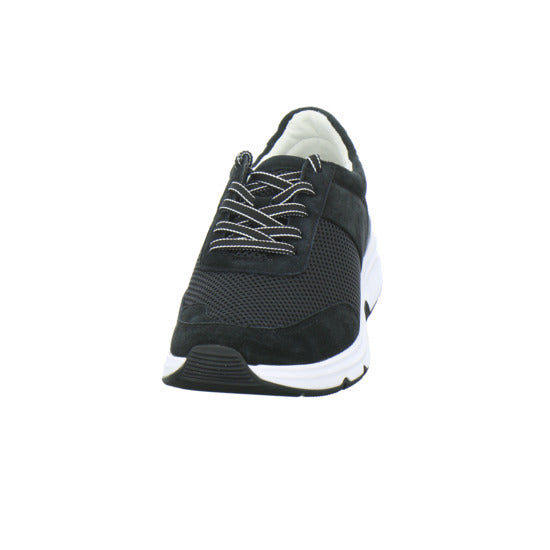 Gabor Comfort Rolling Soft Schnürhalbschuhe Schwarz - 360° Ansicht