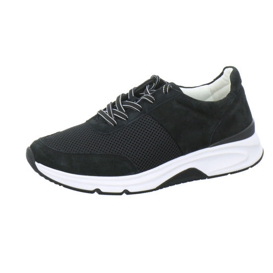 Gabor Comfort Rolling Soft Schnürhalbschuhe Schwarz - 360° Ansicht
