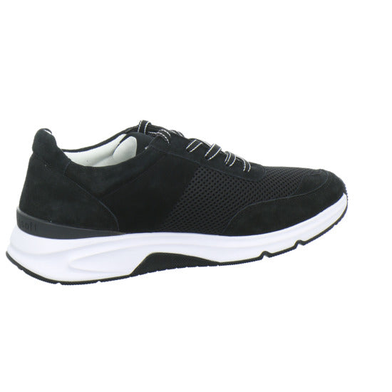 Gabor Comfort Rolling Soft Schnürhalbschuhe Schwarz - 360° Ansicht