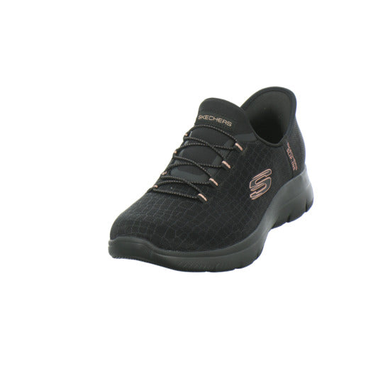 Skechers Slip Ins Schnürhalbschuhe Schwarz