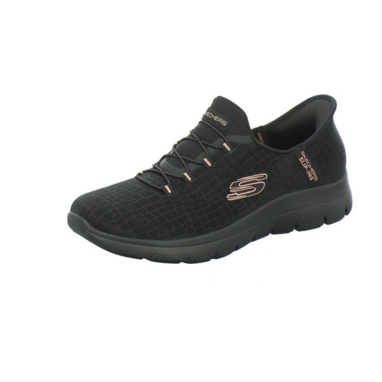 Skechers Slip Ins Schnürhalbschuhe Schwarz