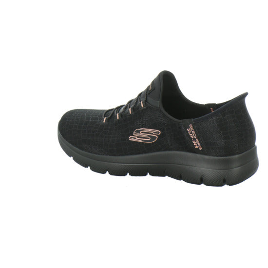 Skechers Slip Ins Schnürhalbschuhe Schwarz