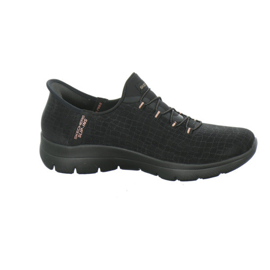Skechers Slip Ins Schnürhalbschuhe Schwarz