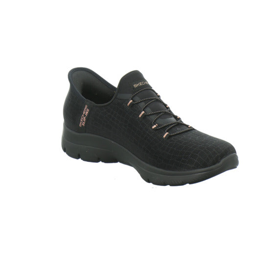 Skechers Slip Ins Schnürhalbschuhe Schwarz