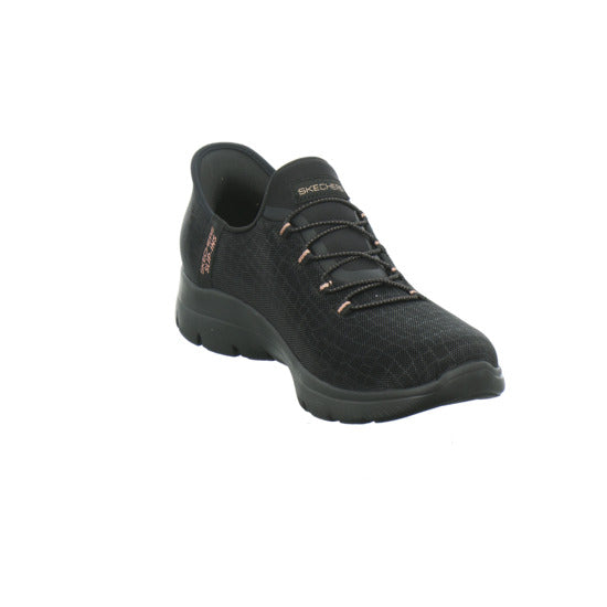 Skechers Slip Ins Schnürhalbschuhe Schwarz