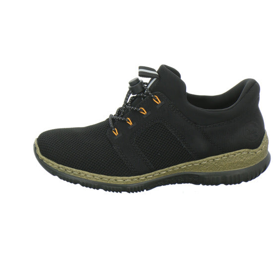 Rieker Schnürhalbschuhe Schwarz