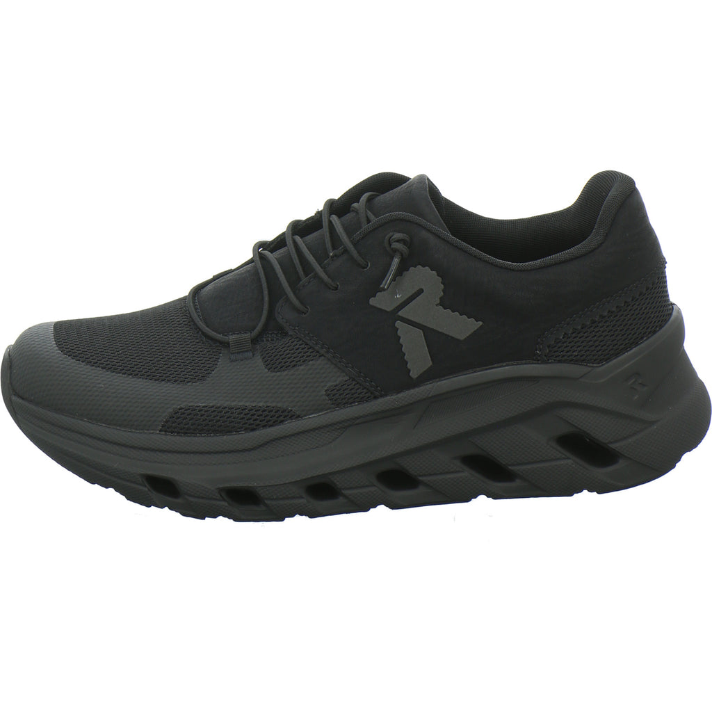 Rieker Schnürhalbschuhe Schwarz