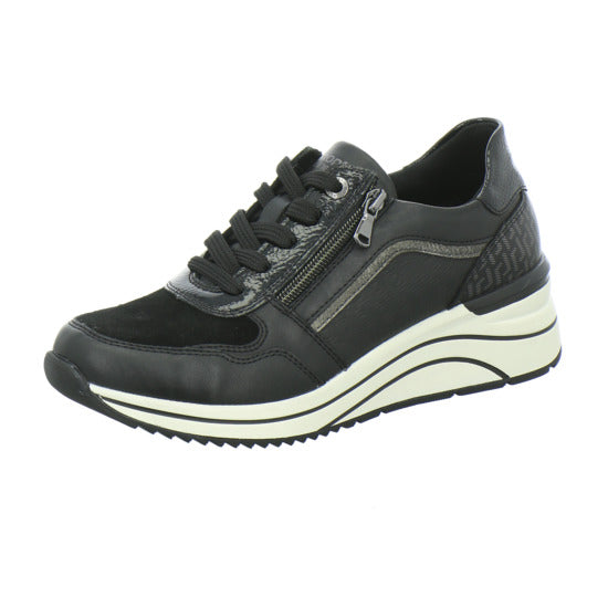 Remonte Schnürhalbschuhe Schwarz