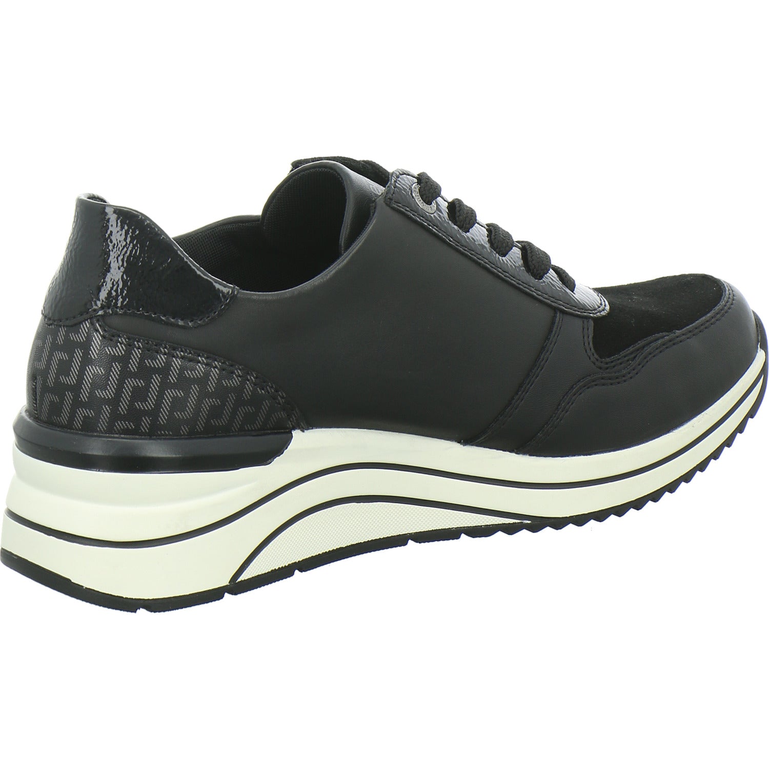 Remonte Schnürhalbschuhe Schwarz