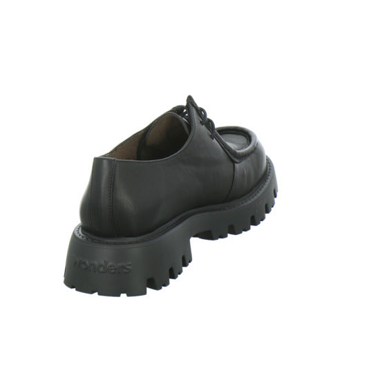 Wonders Schnürhalbschuhe Schwarz