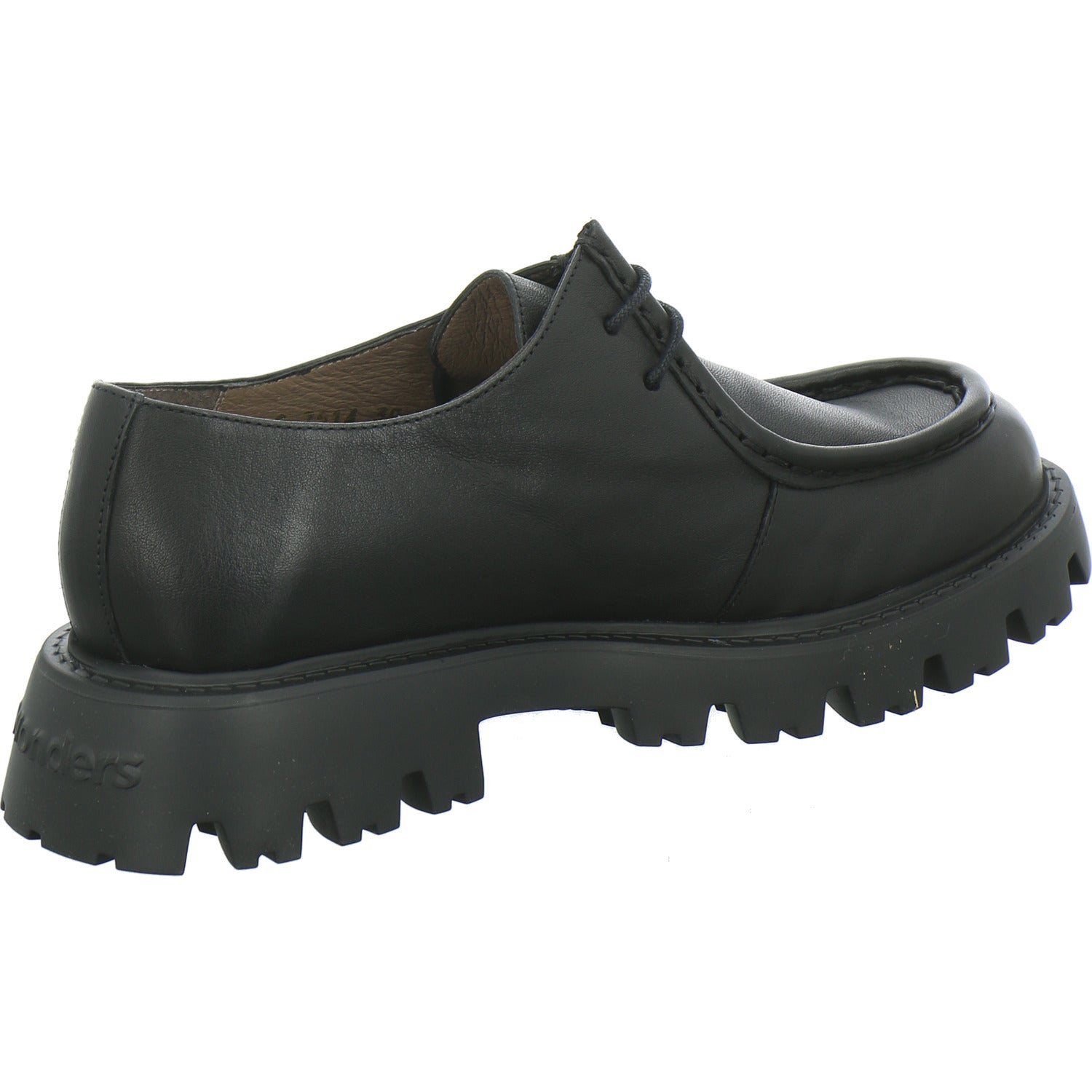 Wonders Schnürhalbschuhe Schwarz