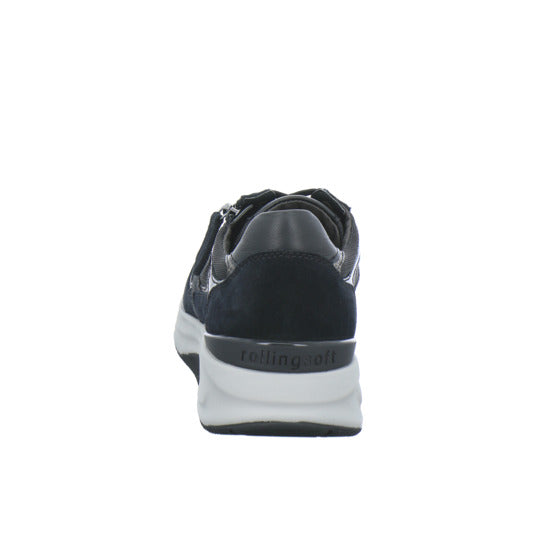 Gabor Comfort Rolling Soft Schnürhalbschuhe Schwarz-kombi - 360° Ansicht
