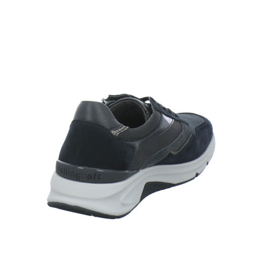 Gabor Comfort Rolling Soft Schnürhalbschuhe Schwarz-kombi - 360° Ansicht
