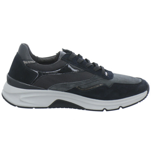 Gabor Comfort Rolling Soft Schnürhalbschuhe Schwarz-kombi - 360° Ansicht