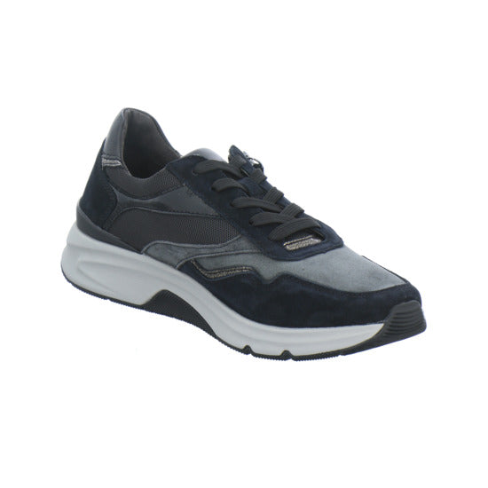 Gabor Comfort Rolling Soft Schnürhalbschuhe Schwarz-kombi - 360° Ansicht