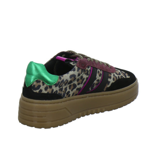 Poelman Schnürhalbschuhe Schwarz-kombi - 360° Ansicht