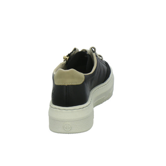 Rieker Schnürhalbschuhe Schwarz-kombi - 360° Ansicht