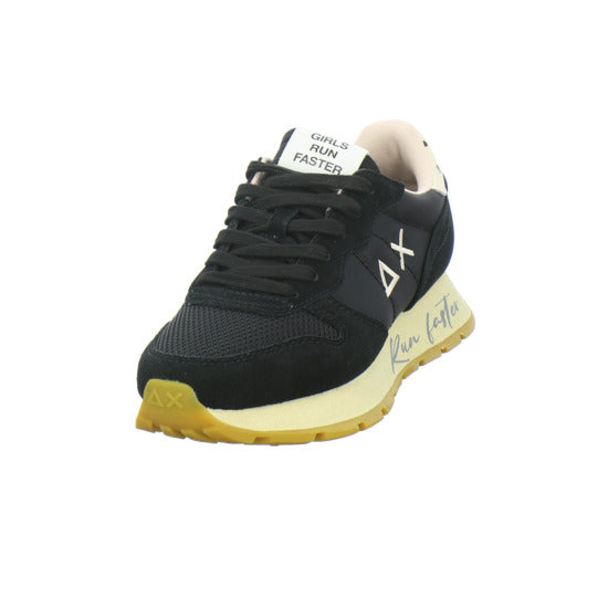 SUN68 Ally Vintage Schnürhalbschuhe Schwarz-kombi - 360° Ansicht