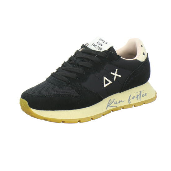 SUN68 Ally Vintage Schnürhalbschuhe Schwarz-kombi - 360° Ansicht