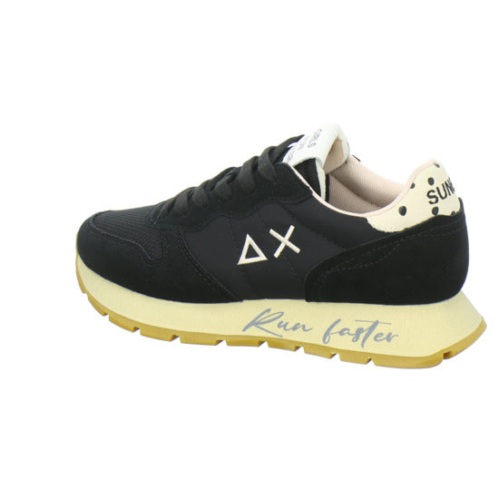 SUN68 Ally Vintage Schnürhalbschuhe Schwarz-kombi - 360° Ansicht