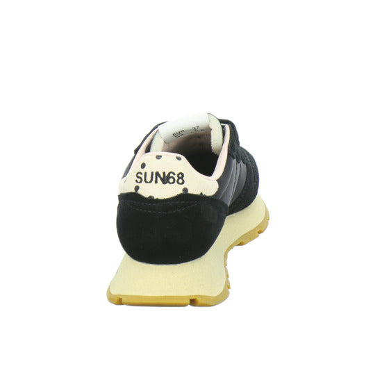 SUN68 Ally Vintage Schnürhalbschuhe Schwarz-kombi - 360° Ansicht