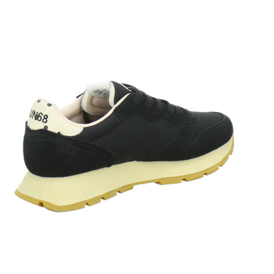SUN68 Ally Vintage Schnürhalbschuhe Schwarz-kombi - 360° Ansicht