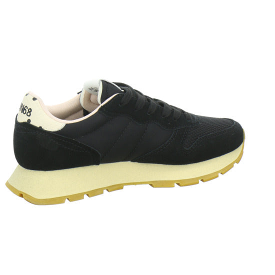 SUN68 Ally Vintage Schnürhalbschuhe Schwarz-kombi - 360° Ansicht