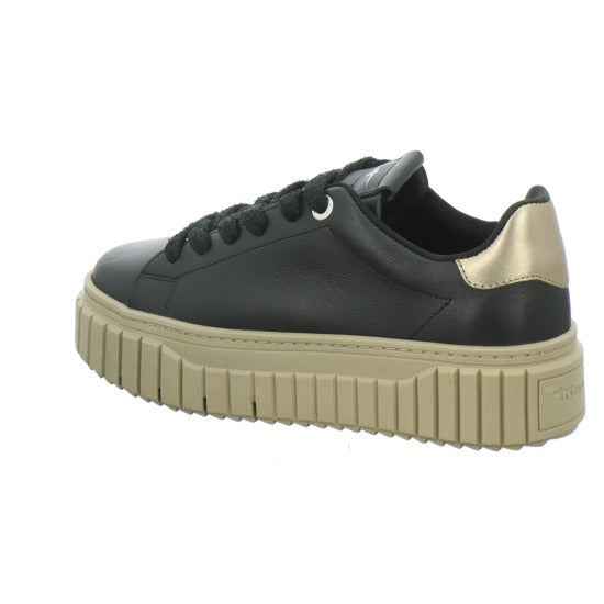 Tamaris Schnürhalbschuhe Schwarz-kombi