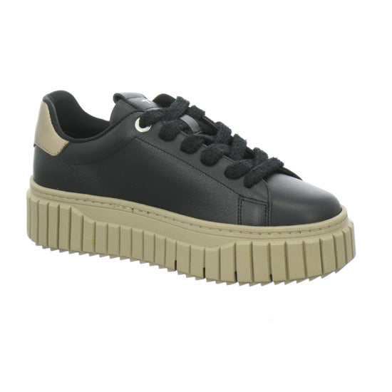 Tamaris Schnürhalbschuhe Schwarz-kombi