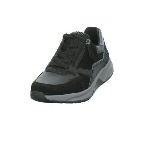 Gabor Comfort Sneaker Damen Rolling Soft Schwarz-kombi