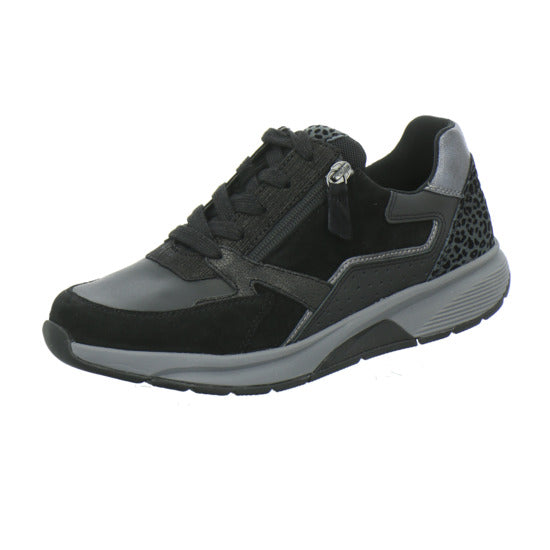 Gabor Comfort Sneaker Damen Rolling Soft Schwarz-kombi