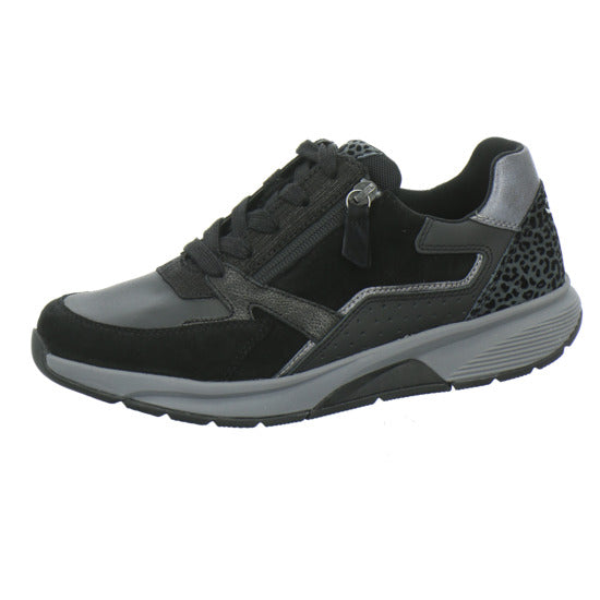 Gabor Comfort Sneaker Damen Rolling Soft Schwarz-kombi