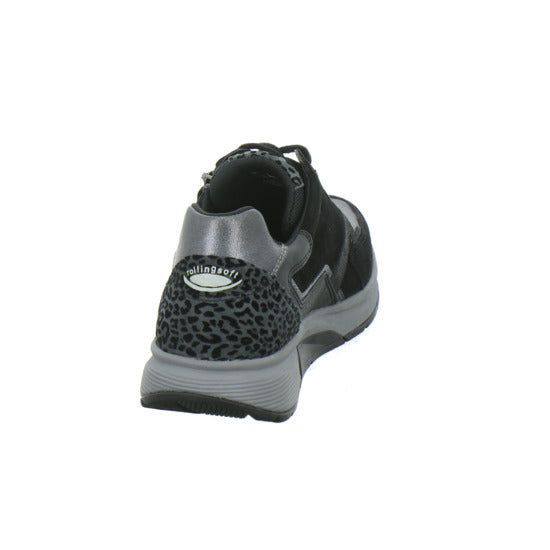 Gabor Comfort Sneaker Damen Rolling Soft Schwarz-kombi