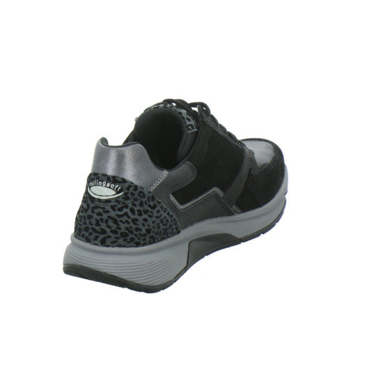Gabor Comfort Sneaker Damen Rolling Soft Schwarz-kombi