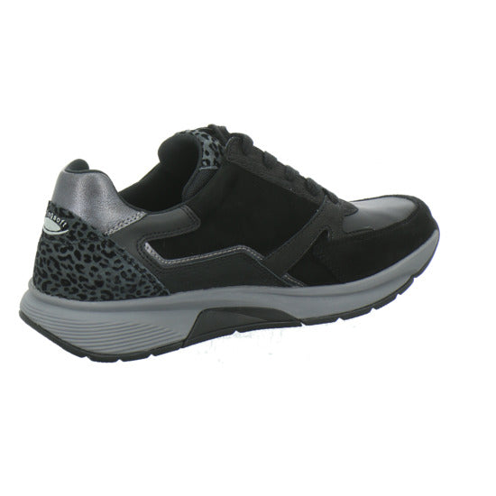 Gabor Comfort Sneaker Damen Rolling Soft Schwarz-kombi