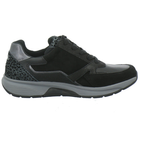 Gabor Comfort Sneaker Damen Rolling Soft Schwarz-kombi
