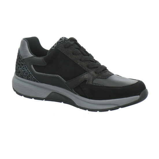 Gabor Comfort Sneaker Damen Rolling Soft Schwarz-kombi
