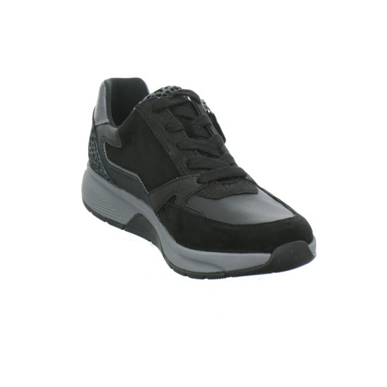 Gabor Comfort Sneaker Damen Rolling Soft Schwarz-kombi