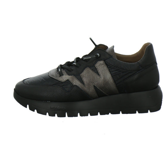 Wonders Schnürhalbschuhe Schwarz-kombi