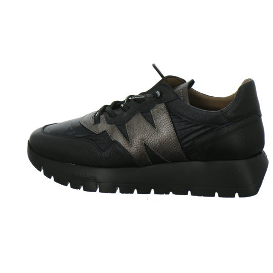 Wonders Schnürhalbschuhe Schwarz-kombi