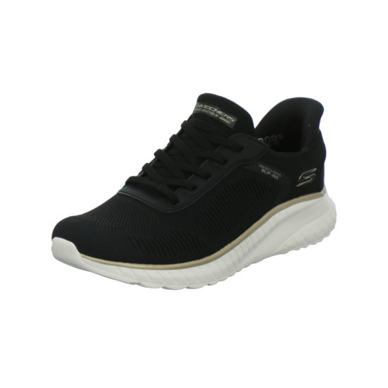 Skechers Sneaker Damen SLIP INS BOBS Schwarz-kombi