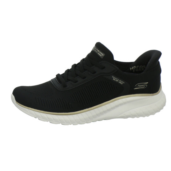 Skechers Sneaker Damen SLIP INS BOBS Schwarz-kombi