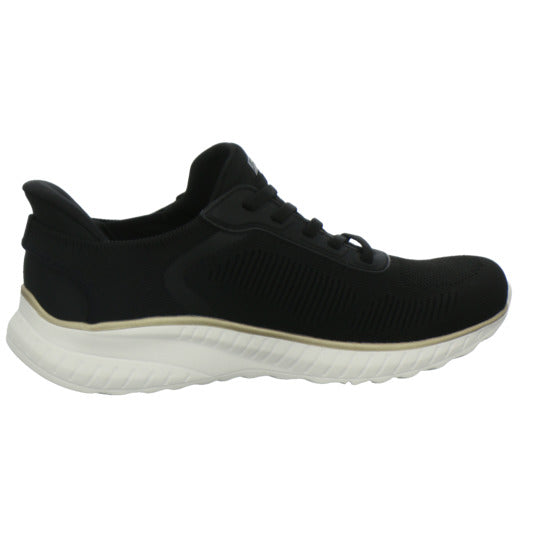 Skechers Sneaker Damen SLIP INS BOBS Schwarz-kombi