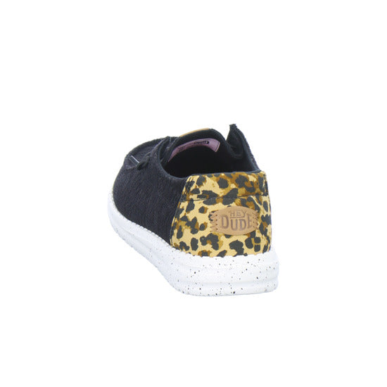Hey Dude Sneaker Damen Wendy Wildcat Schwarz-kombi