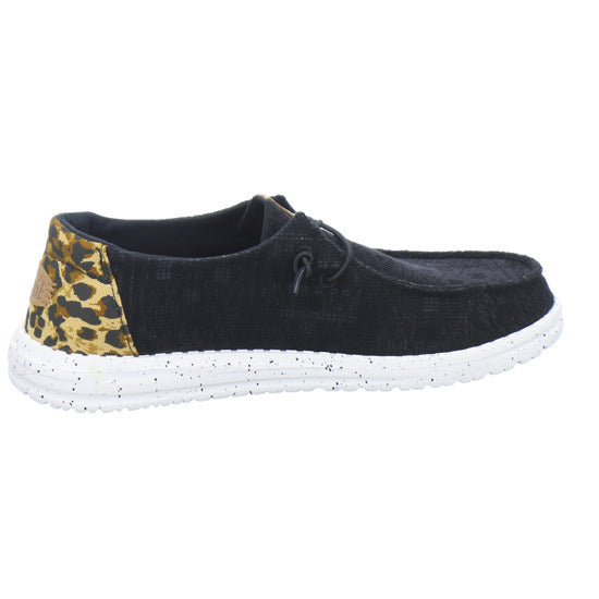 Hey Dude Sneaker Damen Wendy Wildcat Schwarz-kombi