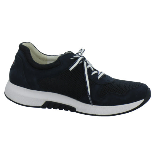 Gabor Comfort Rolling Soft Schnürhalbschuhe Dunkelblau - 360° Ansicht