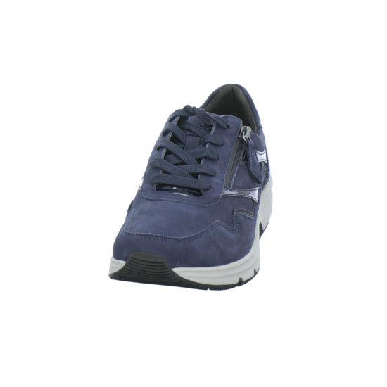 Gabor Comfort Rolling Soft Schnürhalbschuhe Dunkelblau - 360° Ansicht