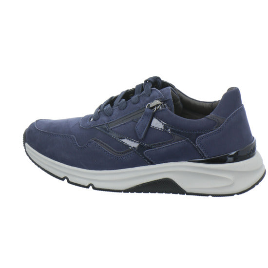 Gabor Comfort Rolling Soft Schnürhalbschuhe Dunkelblau - 360° Ansicht